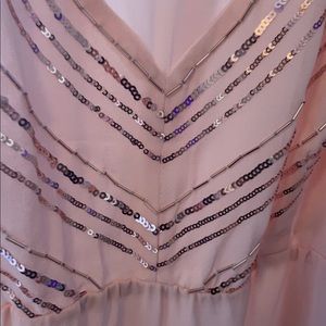 Torrid peach embellished tank 3x NWT